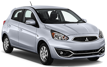 Mitsubishi Mirage coche de alquiler de categoría Económica