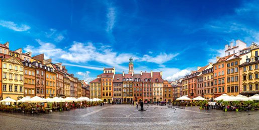 Campervan hire in Warsaw
