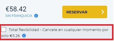 Cómo añadir la Cancelación totalmente flexible a una reserva